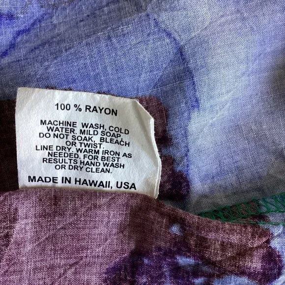 Jams World Versailles Pattern Hawaiian Floral Shirt Sz M #122T - Picture 10 of 10